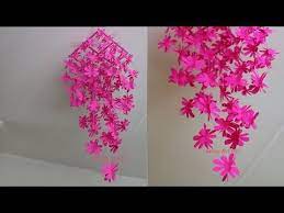 Check spelling or type a new query. Diy Simple Home Decor Hanging Flowers 6 Handmade Decoration Youtube Paper Flowers Paper Flower Wall Paper Crafts Diy