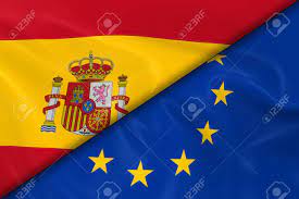 Lexas länderservice > flaggen der welt > europa > spanien > kanarische inseln > la gomera. Flaggen Von Spanien Und Der Europaischen Union Schrag Geteilt 3d Der Spanischen Flagge Und Eu Flagge Mit Seidiger Textur Render Lizenzfreie Fotos Bilder Und Stock Fotografie Image 57113314