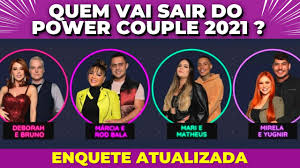 O público do uol prefere a permanência do casal li martins e jp mantovani power couple. Power Couple 2021 Quem Vai Sair Na Primeira Dr Quadrupla Enquete Atualizada Youtube