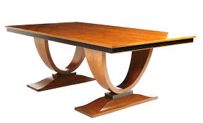It was handcrafted in first quality walnut wood between 1930 and 1933 in austria; Art Deco Table Nicholas Bailey Fine Furniture