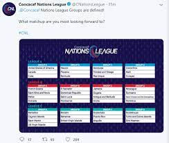 Diese seite enthält den gesamtspielplan des wettbewerbs concacaf nations league a der saison 19/20. Concacaf Nations League Fixtures Group Draw Revealed