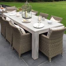 Geneva Teak Dining Table With Milan Chairs Haus Garten