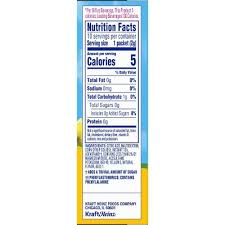 90% fewer calories than leading beverages (per 12 fl oz beverage, this product 5 calories; Crystal Light Gluten Free Foods Target