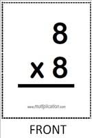 These cards are 8 cards per page. Free Multiplication Flash Cards Multiplication Com