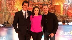 Bob martin, don mckellar, lisa lambert och greg morrison: Christer Bjorkman Martin Osterdal Hanna Stjarne Svt Wiwibloggs