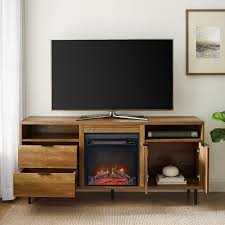 Enjoy cozy fires year round with or without heat, all controlled by handy remote control. Eglinton Tv Stand For Tvs Up To 65 With Fireplace Included Tv Console Modern Electric Fireplace Dream Living Rooms