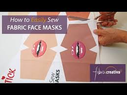 Download Diy Face Mask Tutorial With Cut And Sew Fabric Panel Fibra Creativa Textile Studio SVG Cut Files
