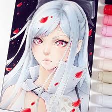 Zero From Drakengard For Fanartfriday I Am Planning To Start An Event Next Week Where I Draw Some Anime Drawings Tutorials Copic Art Anime Drawings Sketches