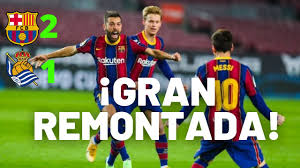 You have chosen to watch real sociedad vs fc barcelona live stream , and the stream will start up to an hour before the game time. Barcelona Vs Real Sociedad Hoy Goles Del Barcelona Hoy Partido De Messi Hoy Youtube