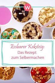 Cookie Dough Essbarer Keksteig Zum Selbermachen Wunderweib Essbarer Keksteig Keksteig Kekse Rezept Einfach