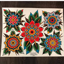 Download a free preview or high quality adobe illustrator ai, eps, pdf and high resolution jpeg versions. Tattoo Flash Collective On Instagram Awesome Painted Flash Sheet By Loganshermeyerart Than Traditional Tattoo Flowers Old School Tattoo Designs Flash Tattoo