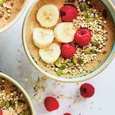 Breakfast Bowl With Almond Butter And Dates Ricardo In 2020 Breakfast Bowls Recipe Breakfast Bowls Breakfast