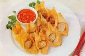Resep Pangsit Goreng Isi Ayam Pangsit Resep Makanan Makanan