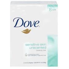 dove sensitive skin unscented beauty bar soap 8pk 3 75oz each sensitive skin bath sensitive skin sensitive skin treatment