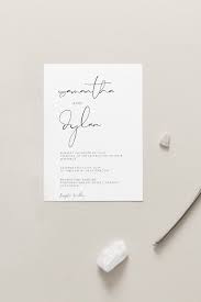 Elegant Wedding Invitation Minimal Wedding Invitation Etsy Classy Wedding Invitations Minimal Wedding Invitation Wedding Invitation Etiquette