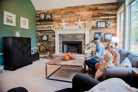 Warmth And Texture 10 Unique Living Room Wood Accent Walls
