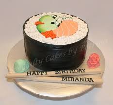 Pin By Celiaayala On Mitzi In 2020 Sushi Cake Sushi Cake Birthday Crazy Cakes