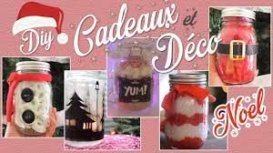 Je veux trouver des idées de décoration pour noël simple et pas cher ici deco noel bocal verre. Cadeaux Et Deco De Noel 10 Diy Faciles A Faire Pour Noel Avec Des Bocaux En Verre Youtube