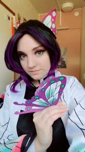 My lil girl had a anime photo shoot. She is Shinobu from Demon Slayer❤❤