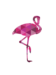 flamingo print flamingo wall art fuchsia print pink flamingo hot pink geometric flamingo geometric anima dessin elephant flamant rose animaux geometrique