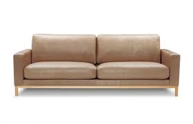 3 Sitzer Tom Gestell Aus Massivem Eichenholz Leder Pur Beige Sitzfeldt Sofa Eiche Holz
