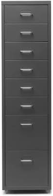 Shop mathis brothers wide selection of filing cabinets from top office furniture brands. Amazon Com Ikayaa Office Tall Metal File Cabinet 8 Drawers Detachable Mobile Steel Storage Cabinet With 4 Casters Office Bedroom Living Room Furniture Dark Gray Office Products