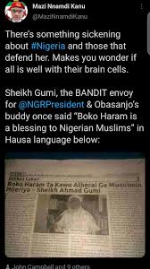 Shares is haram or halal in islam : Shocking As Nnamdi Kanu Showcase A Newspaper Which Says Boko Haram Is A Blessing By Sheikh Gumi Princeblog