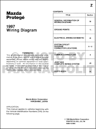 We've checked the years that the manuals cover and. Vg 4167 1999 Mazda Protege Radio Wiring Diagram Also 2002 Mazda Protege Radio Schematic Wiring
