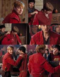Arthur Pendragon Red Jacket Velvet Leather Studs Arthur Pendragon Merlin Wheel In The Sky