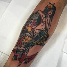These concepts have been attributed by the sailors of earliest centuries. Traditional Mermaid Tattoos Cloak And Dagger Tattoo London