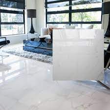 The lounge can be customised in white by tiling the floor and even the walls in line with the latest interior design trends. China Commercial Use Calacatta Porcelain Shower Glossy Plain White Floor Tile China Floor Tile Ceramic Tile Design