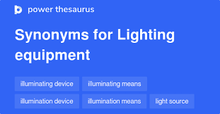 For more information on lighting your home, check out how to choose the right lights. Lighting Equipment Synonyms 44 Words And Phrases For Lighting Equipment