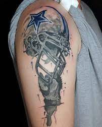 Watercolor Mens Football Helmet Arm Tattoo Design Tattoos For Guys Football Tattoo Cowboy Tattoos