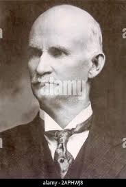 JOHN MOSES BROWNING (1855-1926) American firearms designer, about 1915  Stock Photo