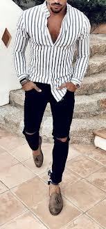 Black And White Striped Pants Outfit Ideas Men Giorgenti New York Custom Suits Custom Shirts Tuxedo Summer Outfits Men Mens Summer Outfits Mens Fashion Summer