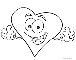 This heart coloring page features the cupid's bow of love. Free Printable Heart Coloring Pages For Kids