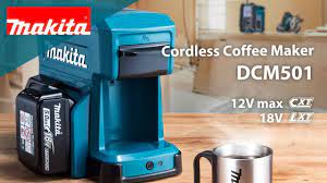 Free delivery and returns on ebay plus items for plus members. Makita Cordless Coffee Maker Dcm501 Youtube
