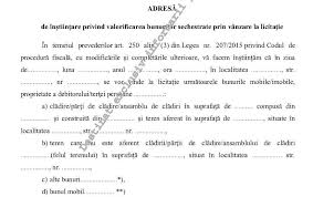 Adresa de infiintare a popririi model. Ordinul Nr 43 2020 Avem Noi Modele De Formulare Utilizate In Domeniul Colectarii Creantelor Bugetare