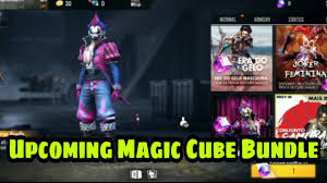 By using that magic cube, players can get various types of exclusive bundles for free. Upcoming Magic Cube Bundles In Free Fire Joker Bundle Back In Magic Cube Youtube