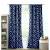 Navy And White Ikat Curtains