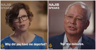 In this exclusive interview with the startv, 101 east al jazeera reporter mary ann jolley shares what it was like to question datuk. Watch Irritated Najib Throws Tantrum After Reporter Asks Him About Altantuya S Case World Of Buzz