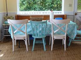I Love My Kitchen Chairs The Color And The Backs Make Me Happy Now To Paint The Church Pew Against The Wall I M Kitchen Chairs Redecorating Sweet Home