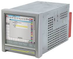 eurotherm 6100a 18 channel paperless chart recorder measures current millivolt resistance voltage