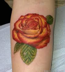 Outer Limits Tattoo And Body Piercing Long Beach Anaheim Costa Mesa Orange California Yellow Rose Tattoos Coloured Rose Tattoo Rose Shoulder Tattoo