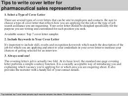 Cover Letter Examples For Pharmaceutical Sales Representative Sample Cover Letter