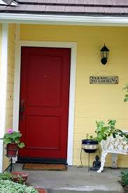 Check spelling or type a new query. Pin By Alicia Henson On Yellow House Color Combos Yellow House Exterior Red Door House House Paint Exterior