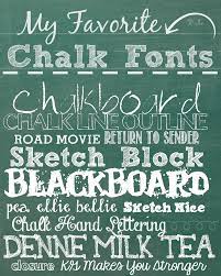 Chalk It Up My Favorite Chalk Fonts Today S Creative Ideas Chalk Fonts Fonts Lettering Fonts