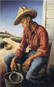 Black Art In America Garden Art The Waterboy 1946 By The Famous American Painter Thomas Hart Benton African American Art American Art Art Thomas