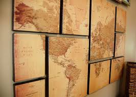 When i found this list of the 36 best crafts made with maps, i got busy making some of my favorite projects ever. 20 Diy Map Home Decor Projects For A Travel Inspired Interior Home Design Lover