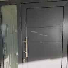 Portemoderne Portedentree Porte Reno Renovation Travaux Inspideco Portegrise Construction Door Belleporte Doorho Porte D Entree Porte Moderne Vitre
